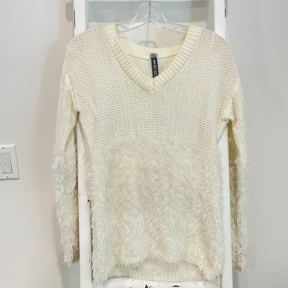 Lord & Taylor Design Lab Fuzzy Cozy Sweater